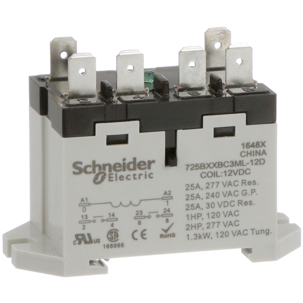 Schneider Electric/Legacy Relays 725BXXBC3ML-12D