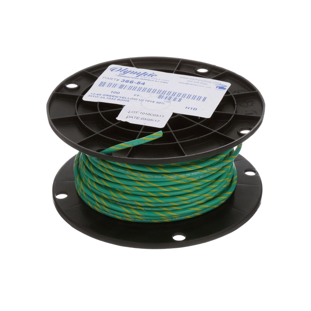 Olympic Wire and Cable Corp. 366 GRN/YEL CX/100